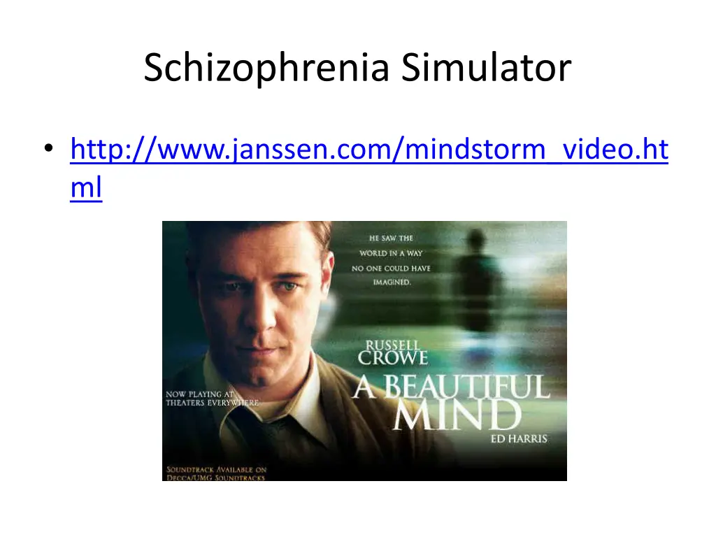 schizophrenia simulator