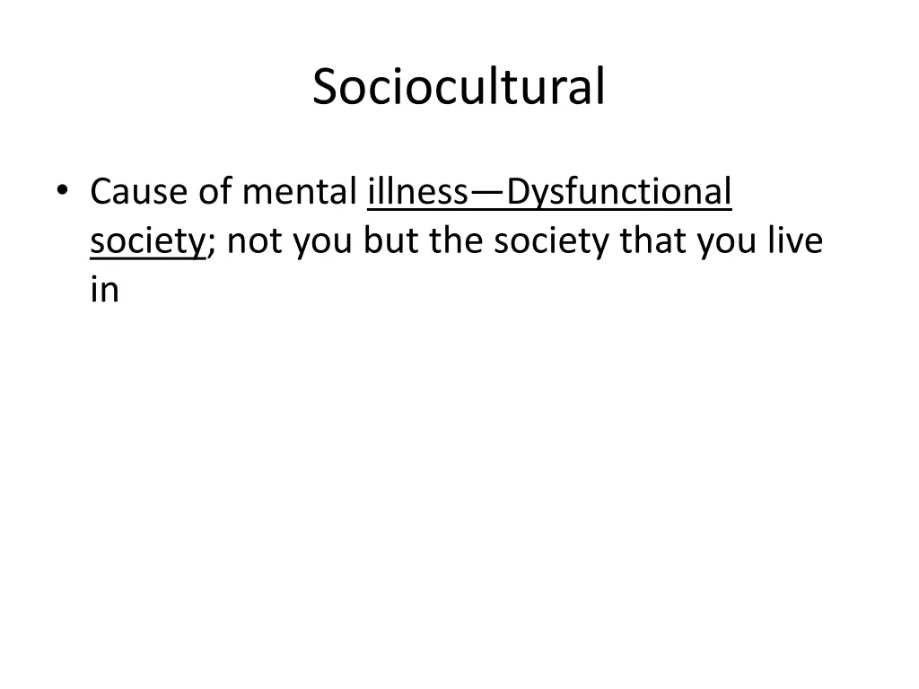 sociocultural