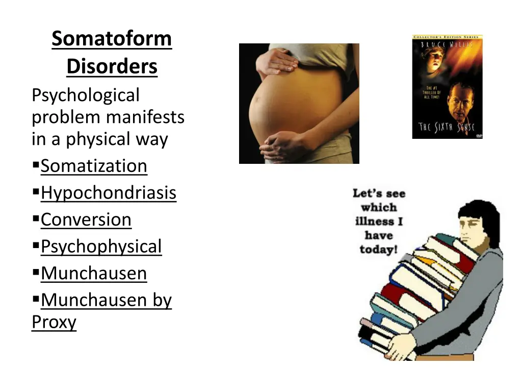 somatoform disorders psychological problem