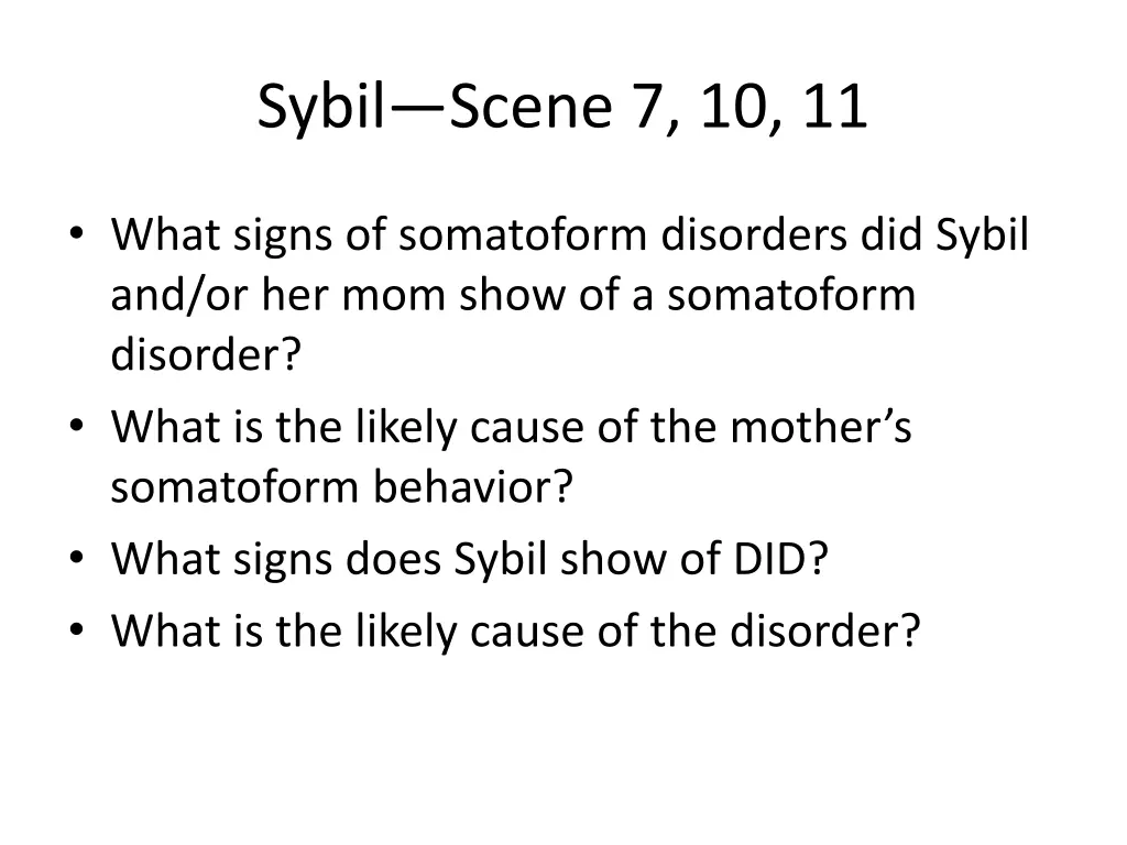 sybil scene 7 10 11