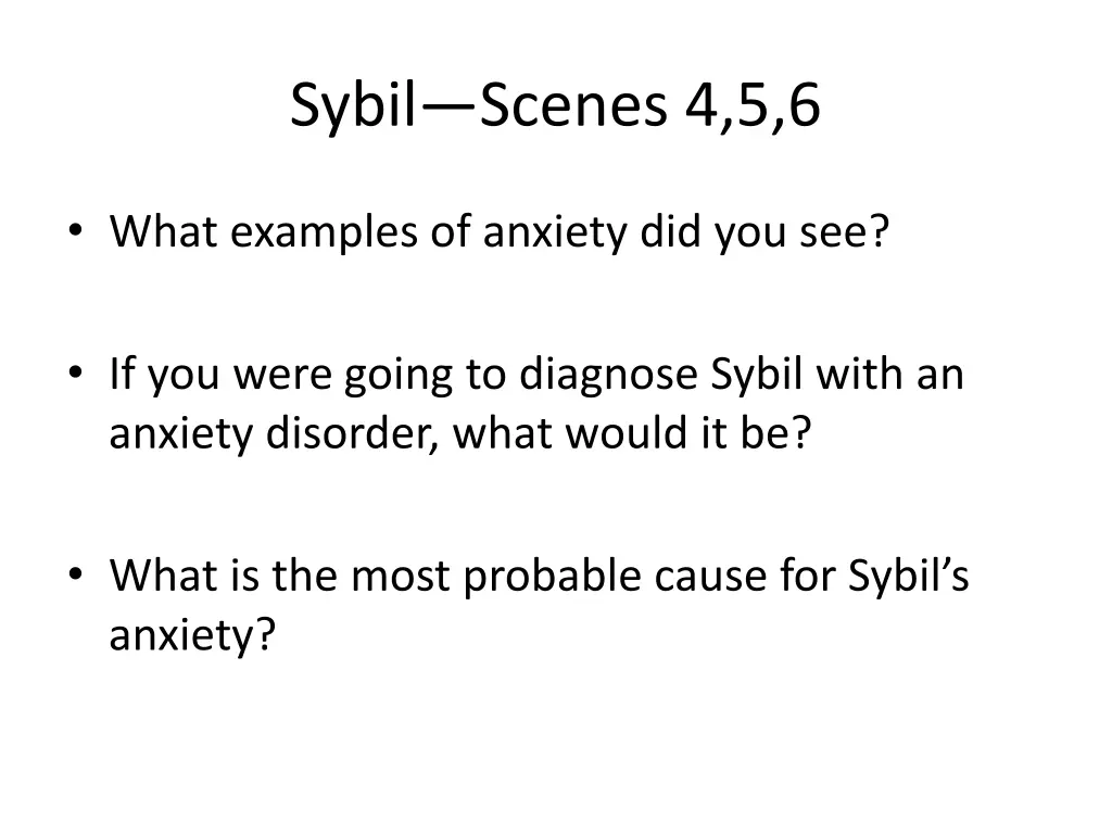 sybil scenes 4 5 6