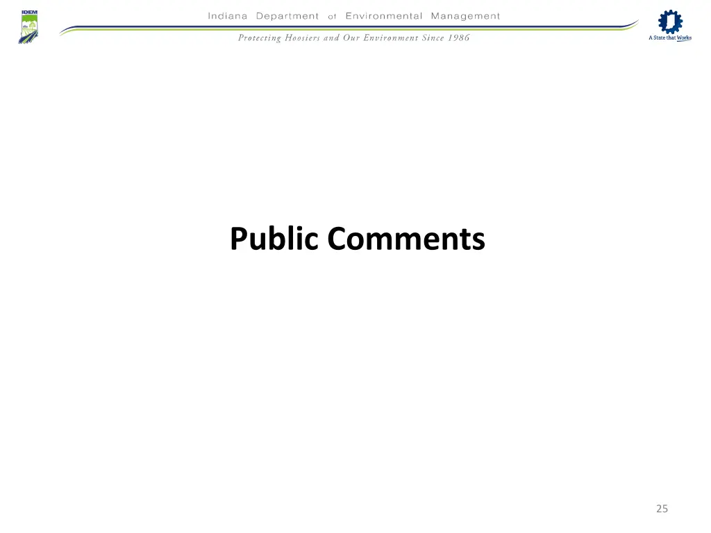 public comments