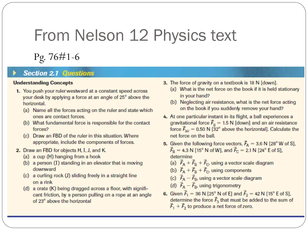 from nelson 12 physics text