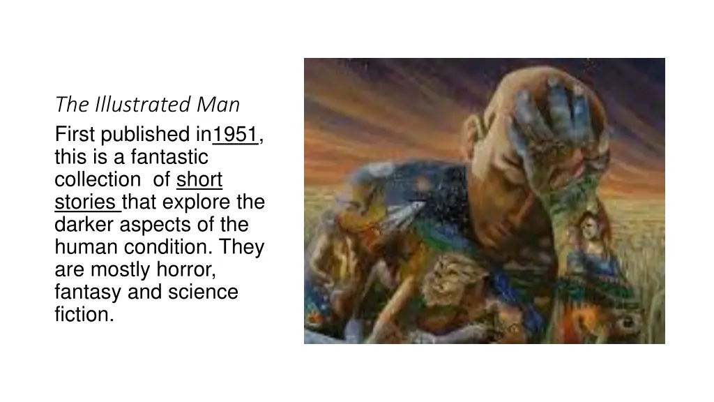 the illustrated man first published in1951 this