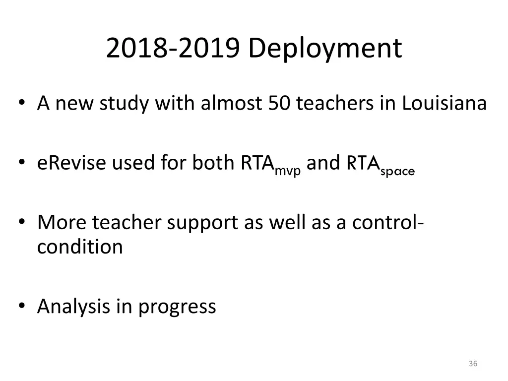 2018 2019 deployment