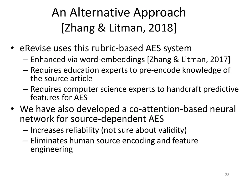 an alternative approach zhang litman 2018