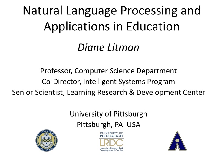 natural language processing and applications