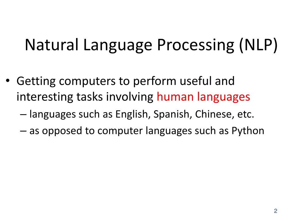 natural language processing nlp