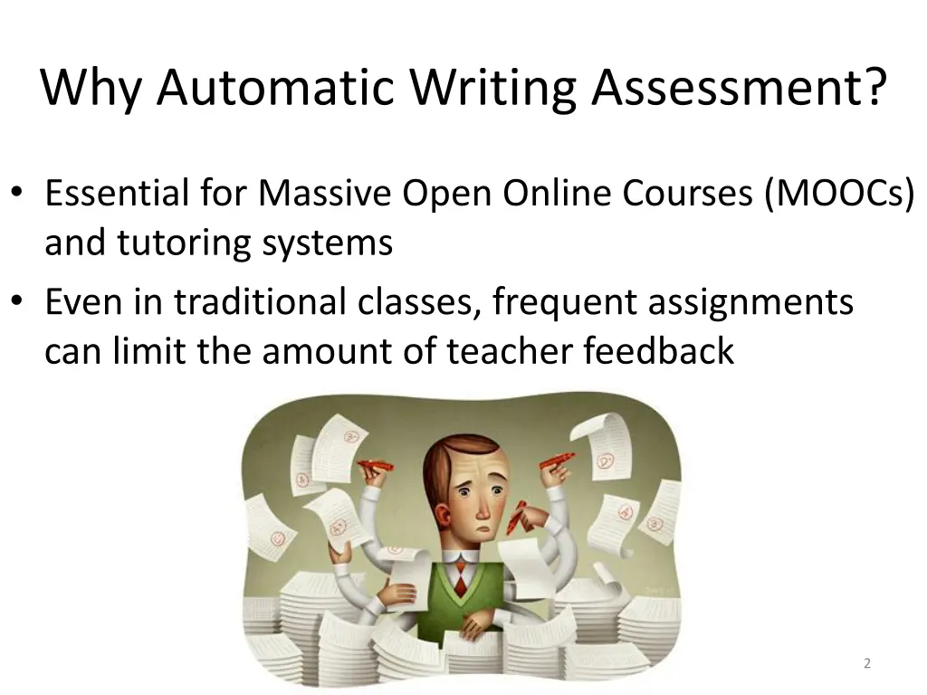 why automatic writing assessment