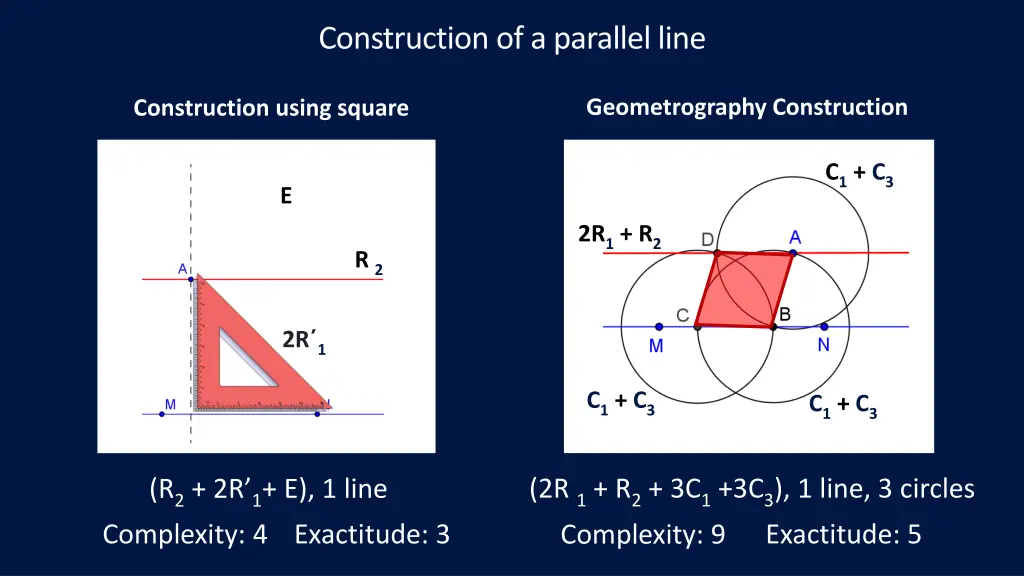 construction of a parallel line