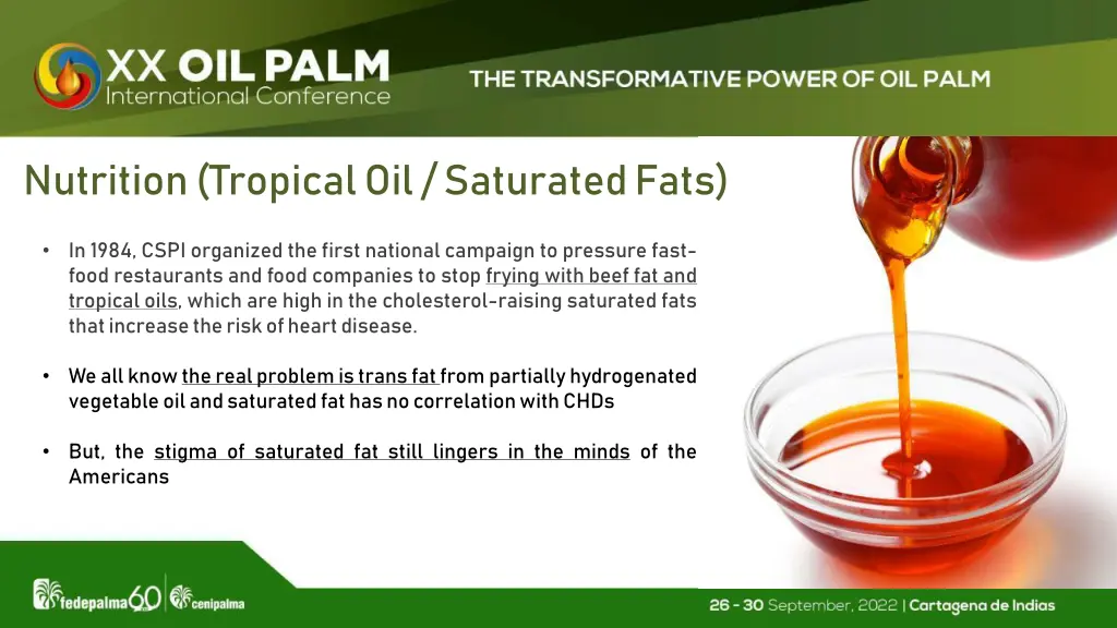 nutrition tropical oil saturated fats