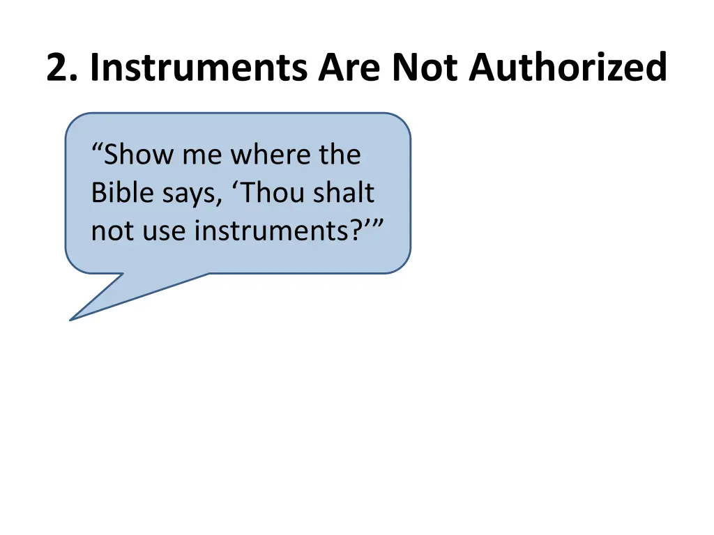 2 instruments are not authorized 1