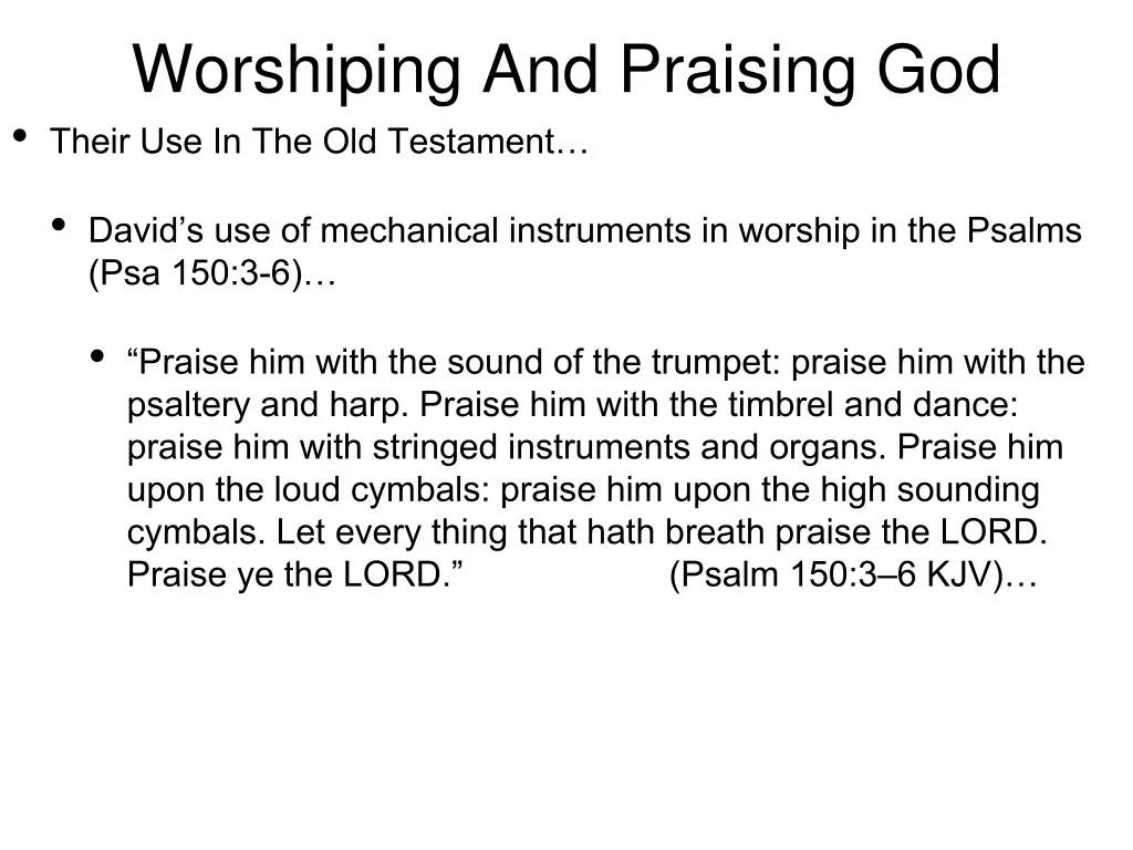 worshiping and praising god their