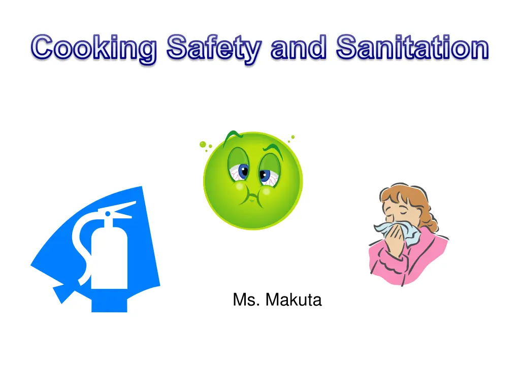 cooking safety and sanitation