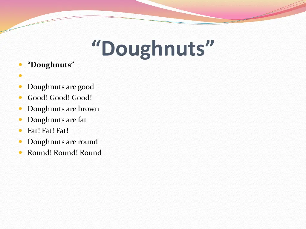 doughnuts