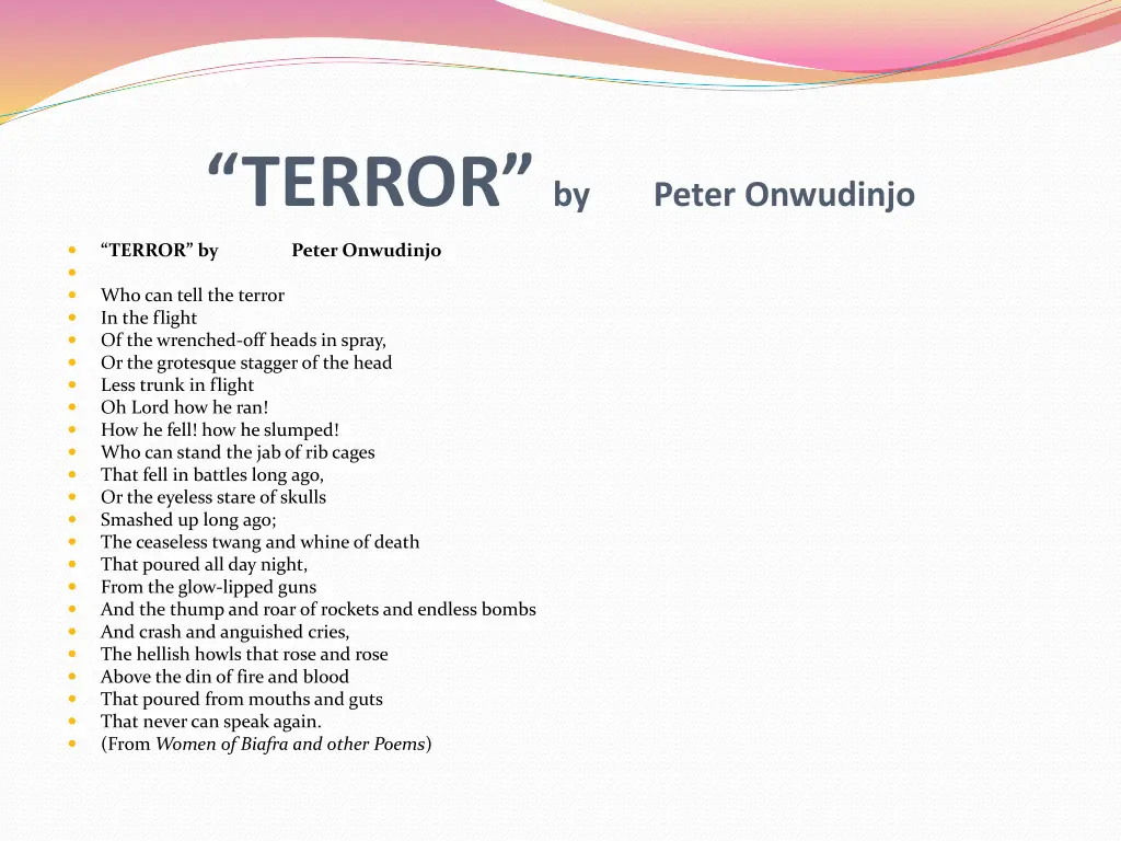 terror by