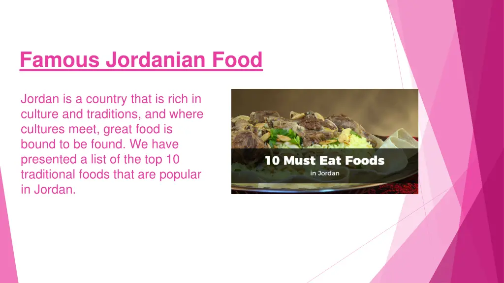 famous jordanian food