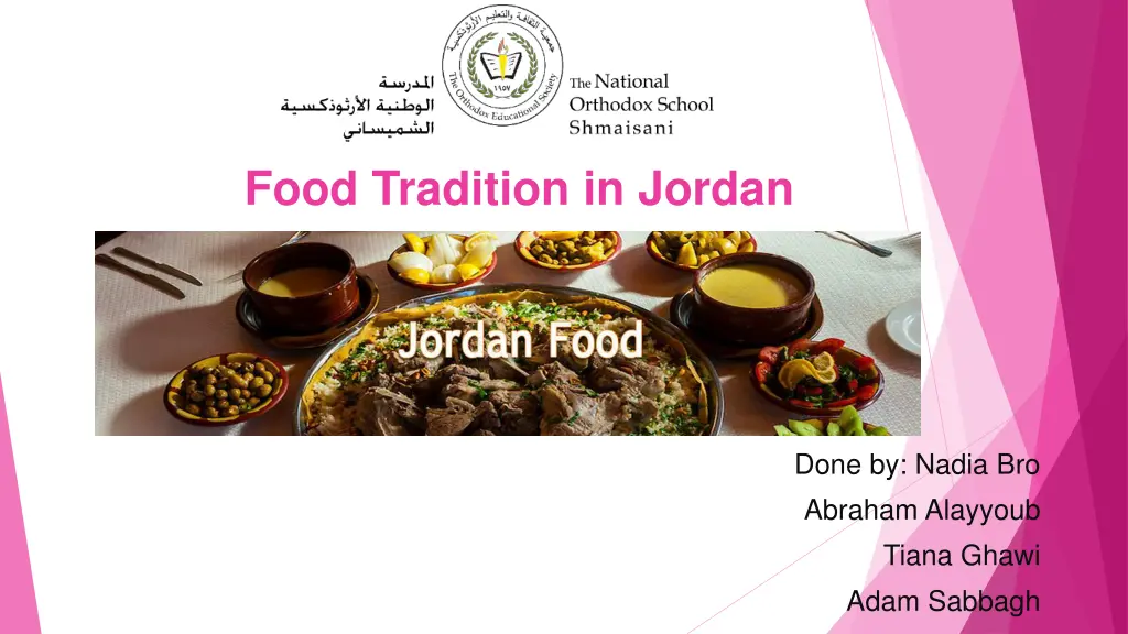 food tradition in jordan