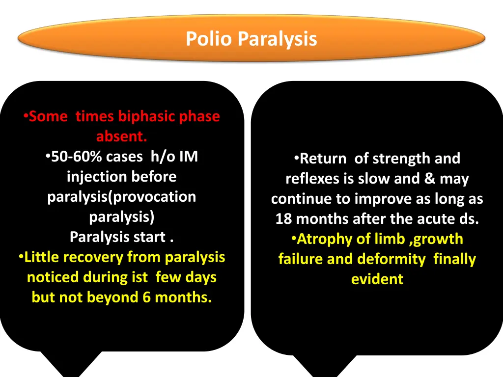 polio paralysis