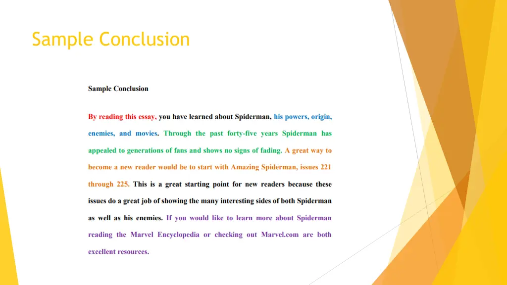 sample conclusion