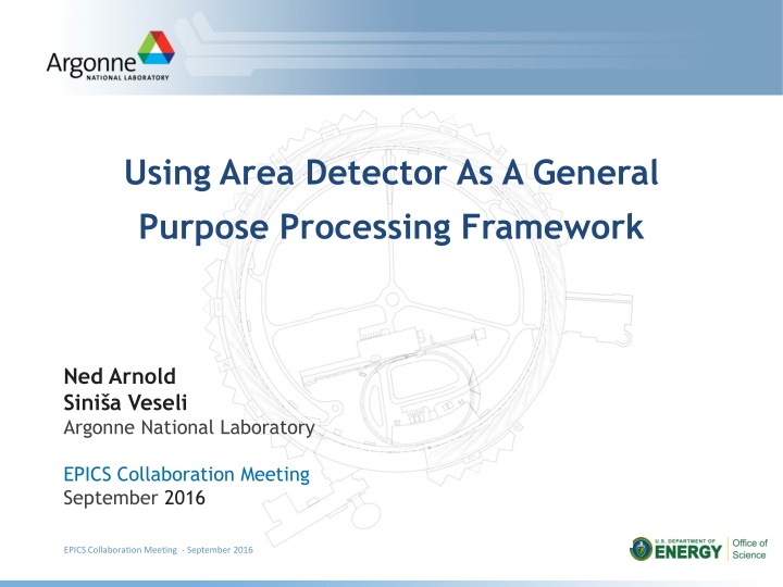 using area detector as a general purpose