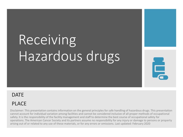 receiving hazardous drugs