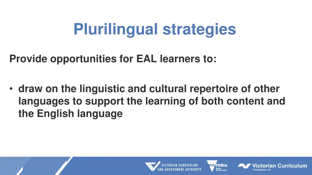 plurilingual strategies