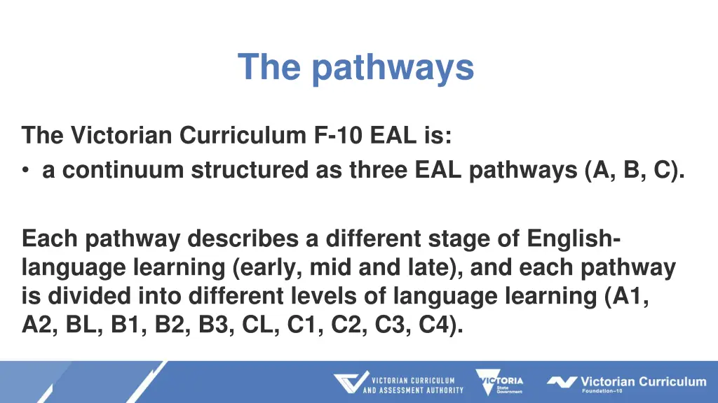 the pathways