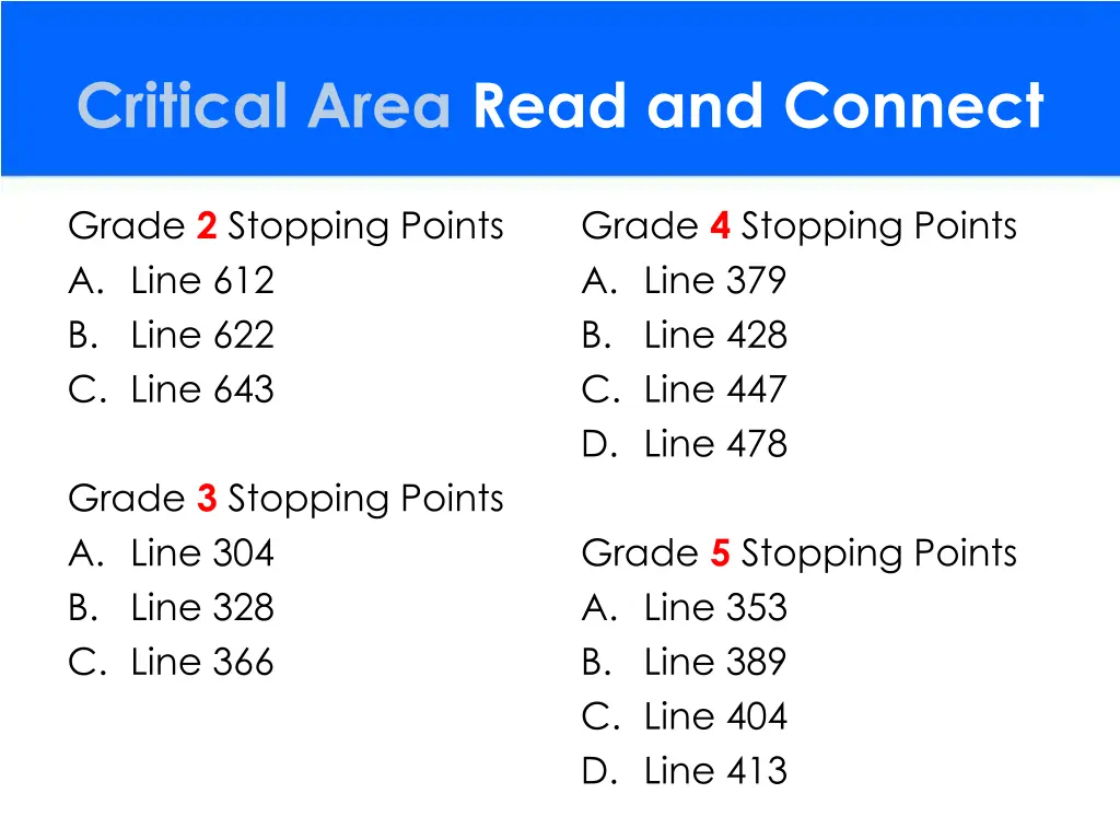 critical area read and connect 2