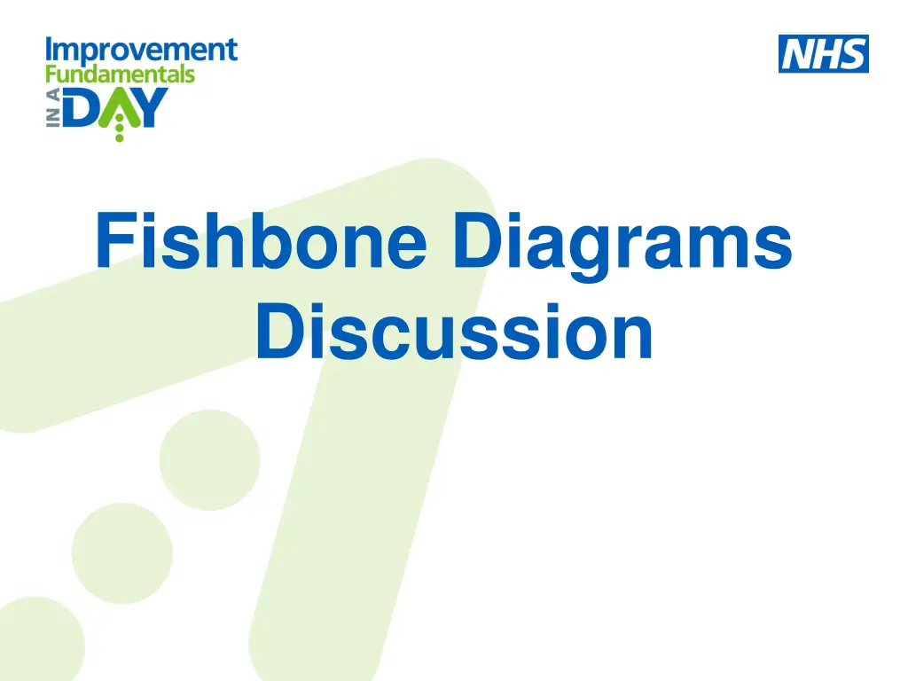 fishbone diagrams discussion