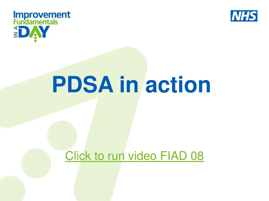 pdsa in action