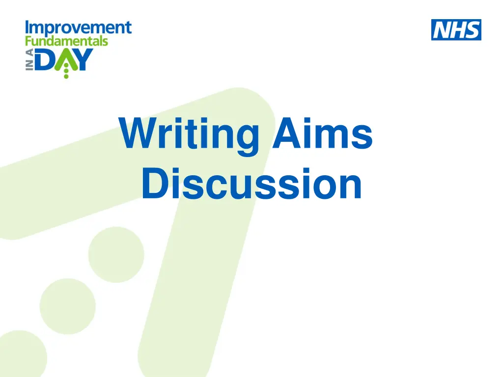 writing aims discussion