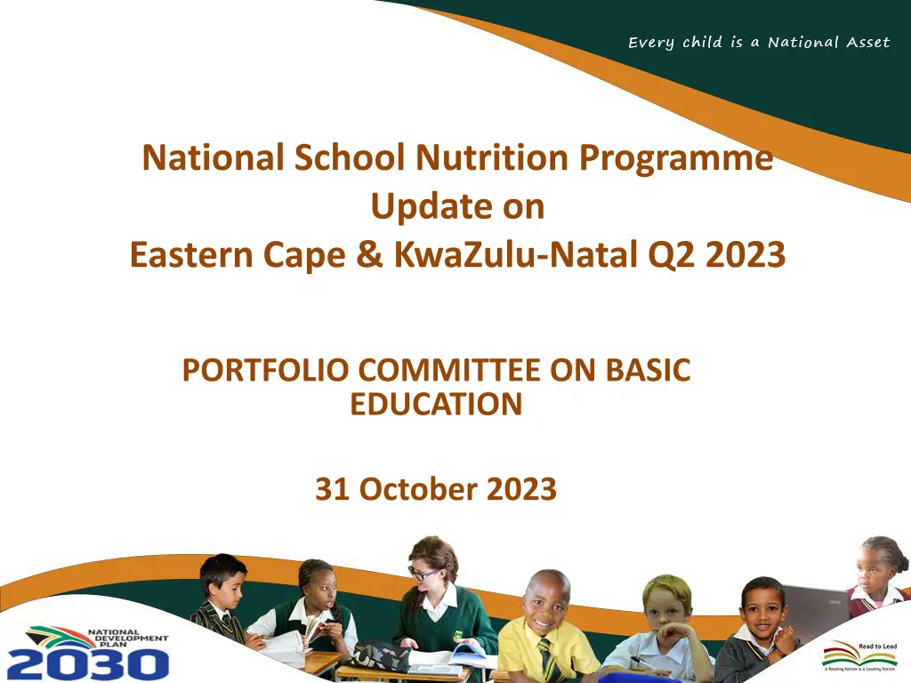 national school nutrition programme update