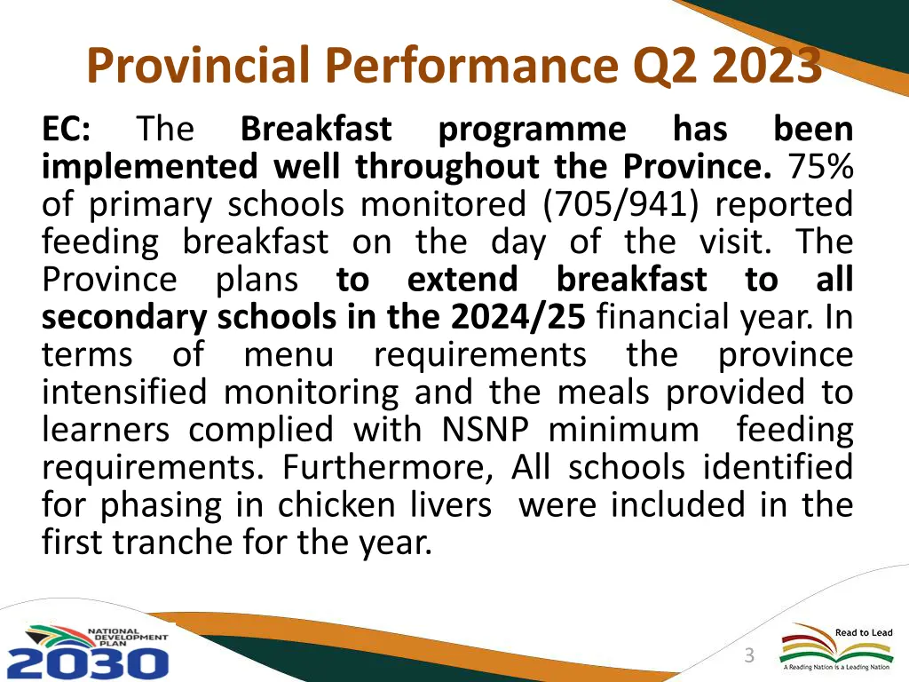 provincial performance q2 2023 ec the breakfast