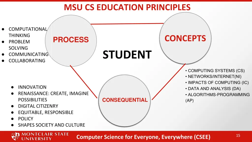 msu cs education principles