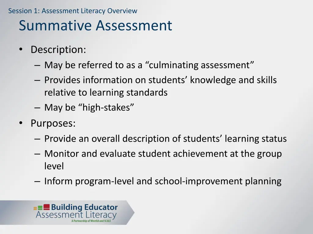 session 1 assessment literacy overview 11