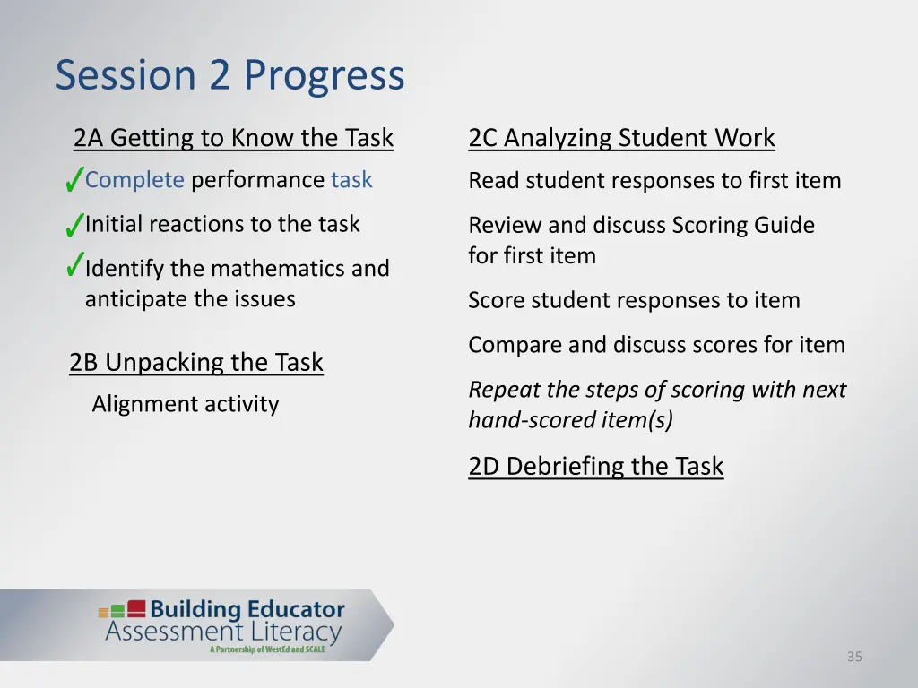 session 2 progress