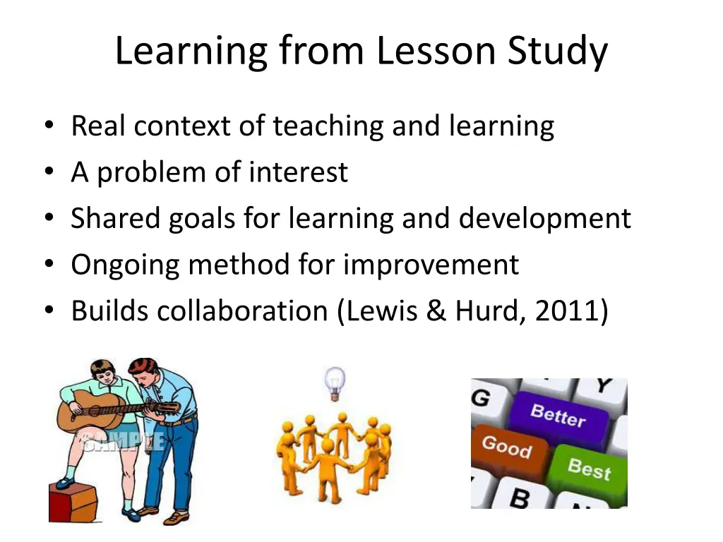 learning from lesson study