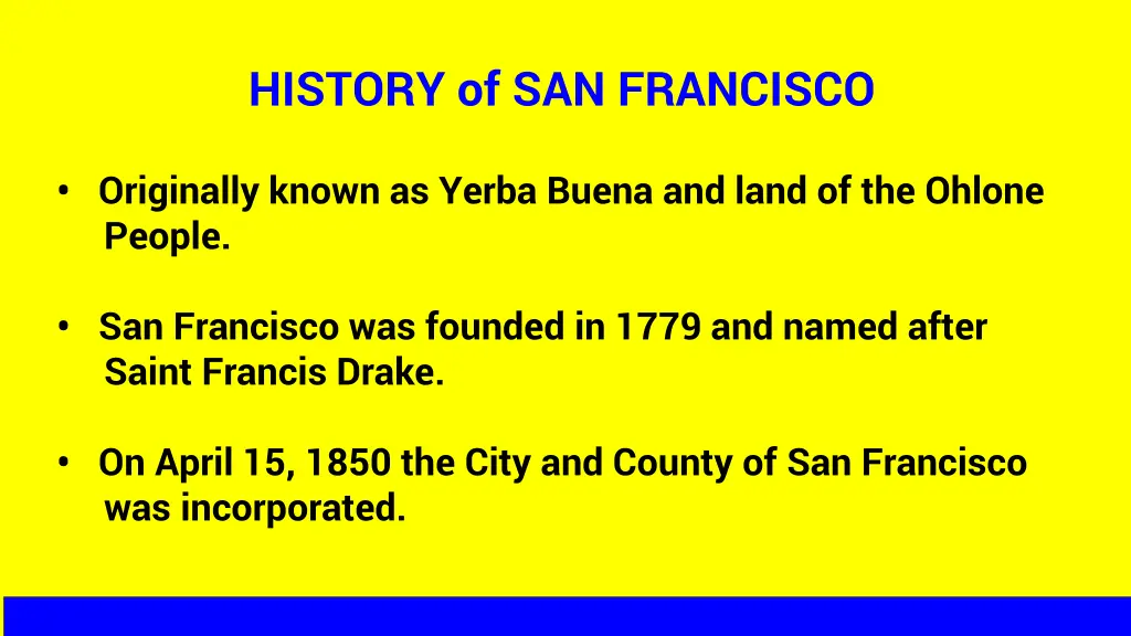 history of san francisco