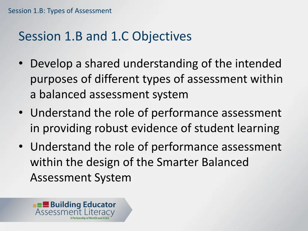 session 1 b types of assessment 1