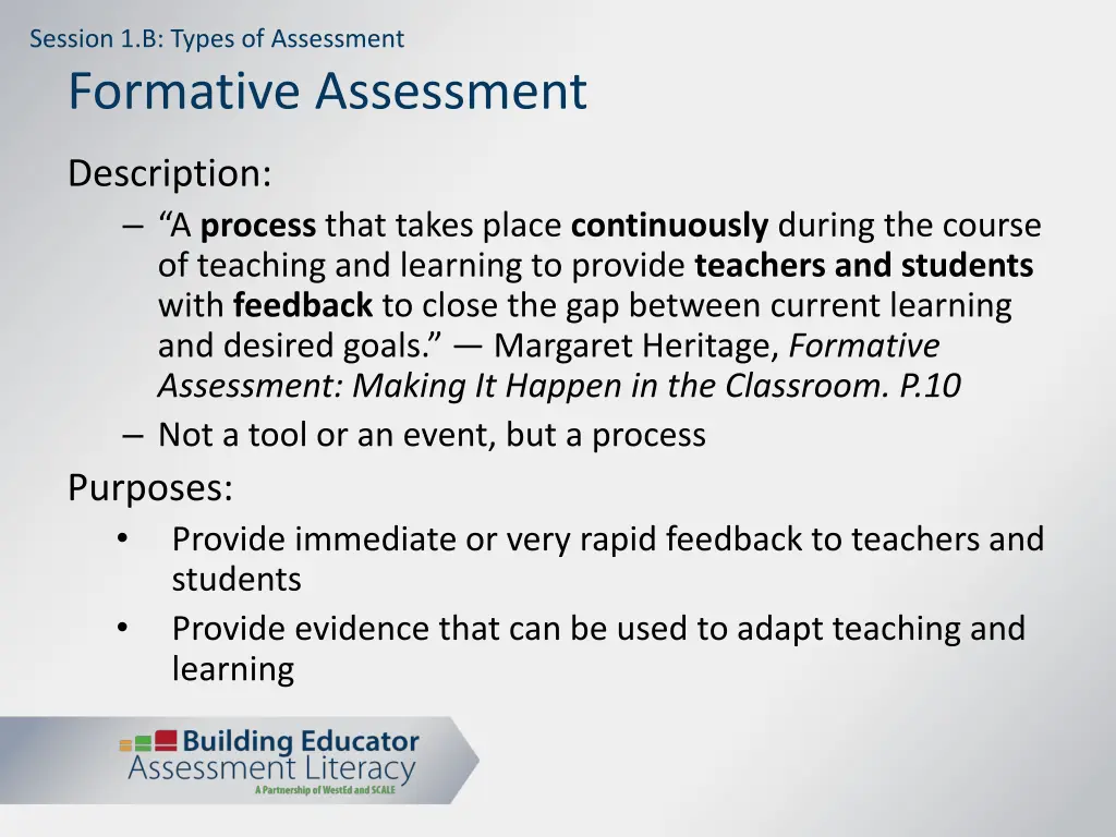 session 1 b types of assessment 3