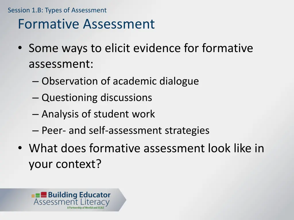 session 1 b types of assessment 5