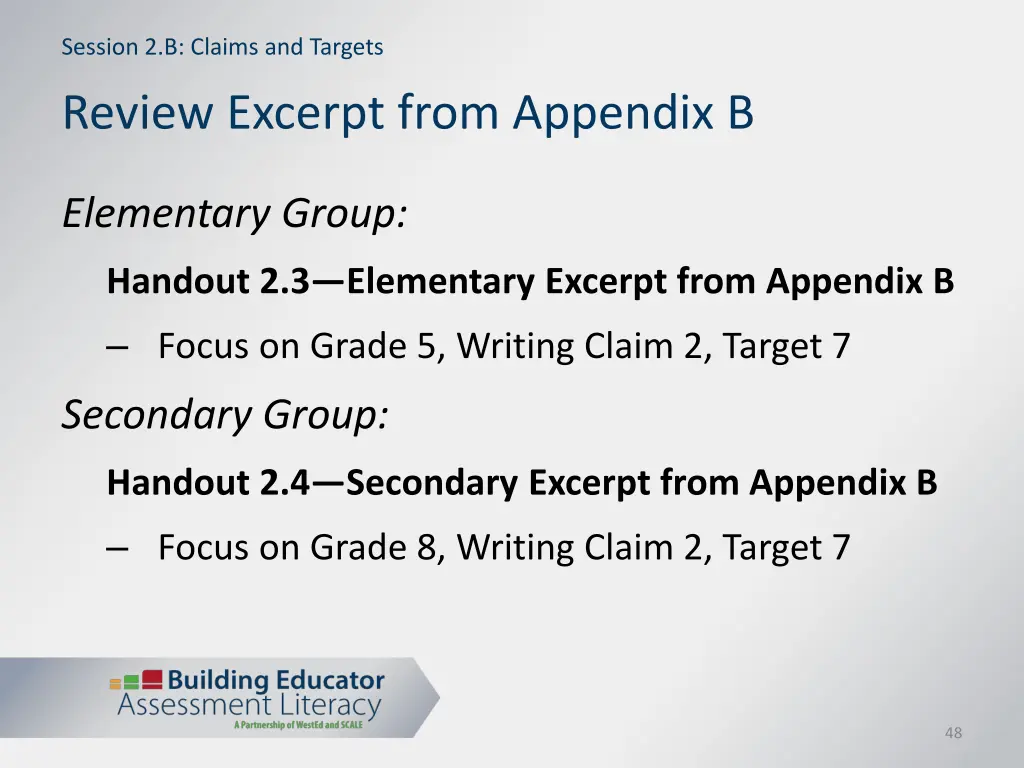 session 2 b claims and targets 10