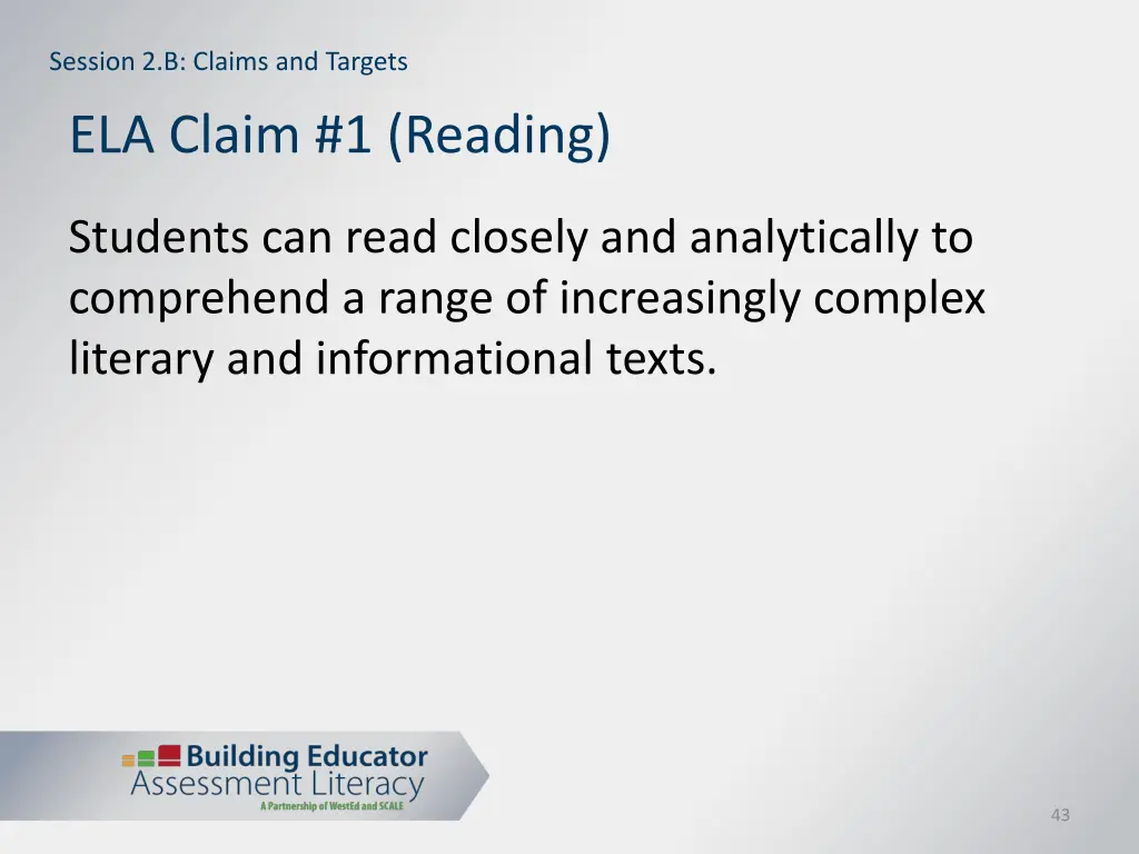 session 2 b claims and targets 5