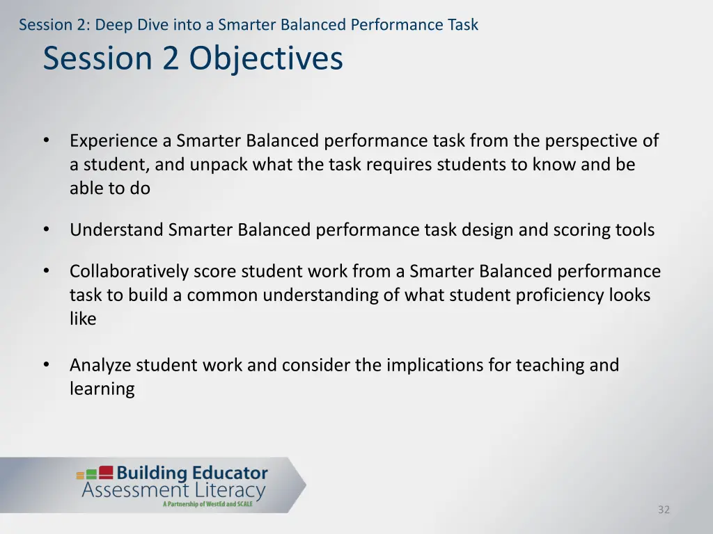 session 2 deep dive into a smarter balanced