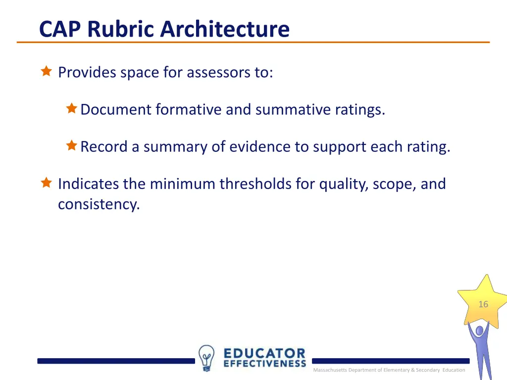 cap rubric architecture 1