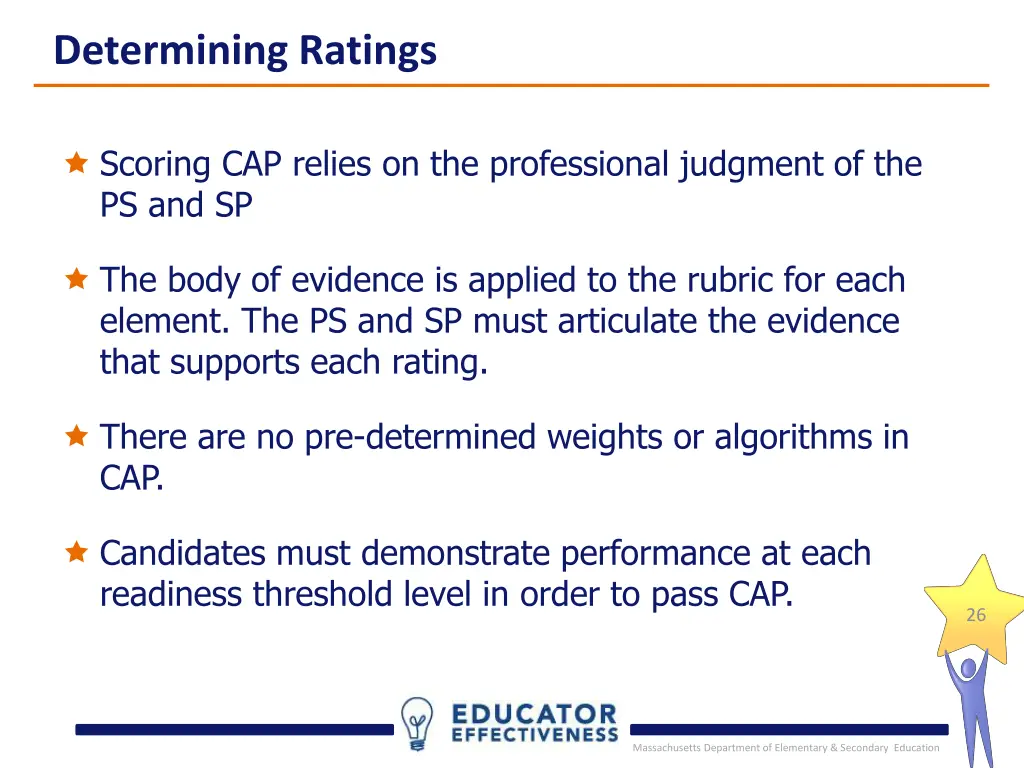 determining ratings