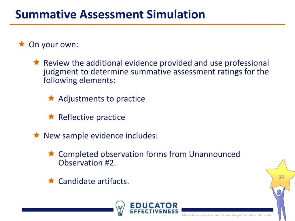 summative assessment simulation