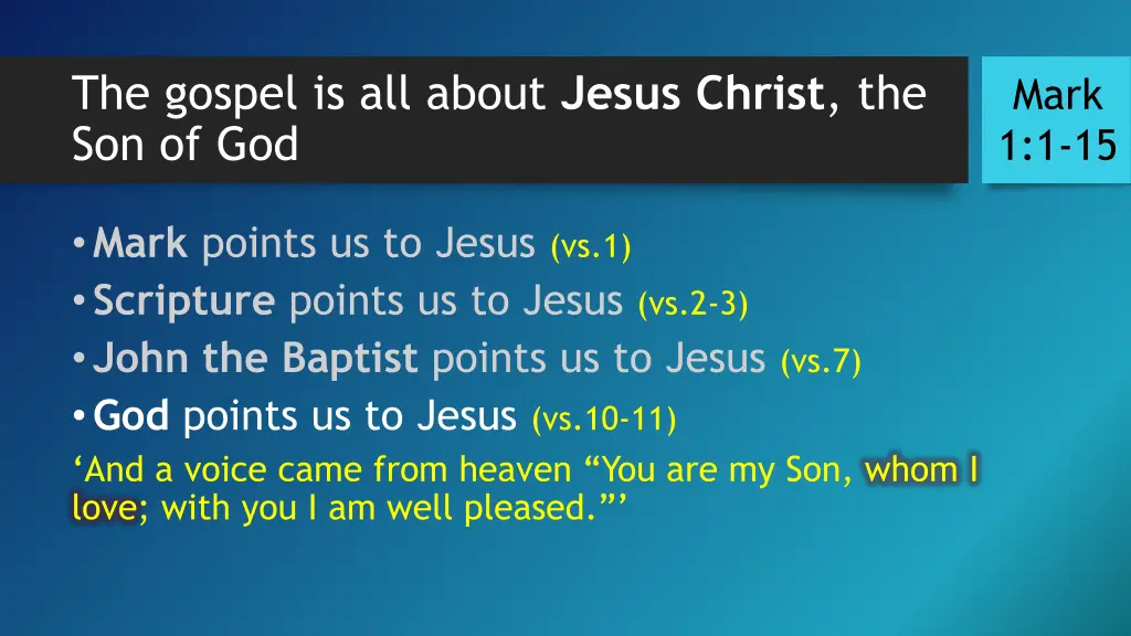 the gospel is all about jesus christ 8