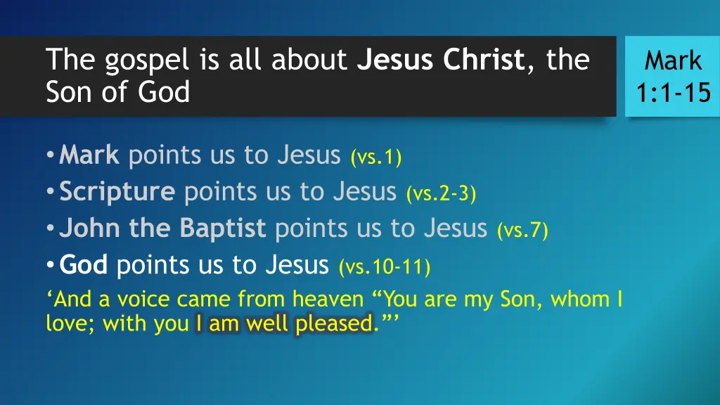 the gospel is all about jesus christ 9